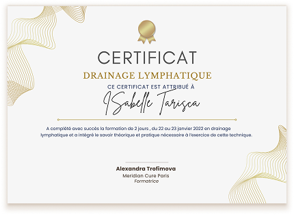 certification massage